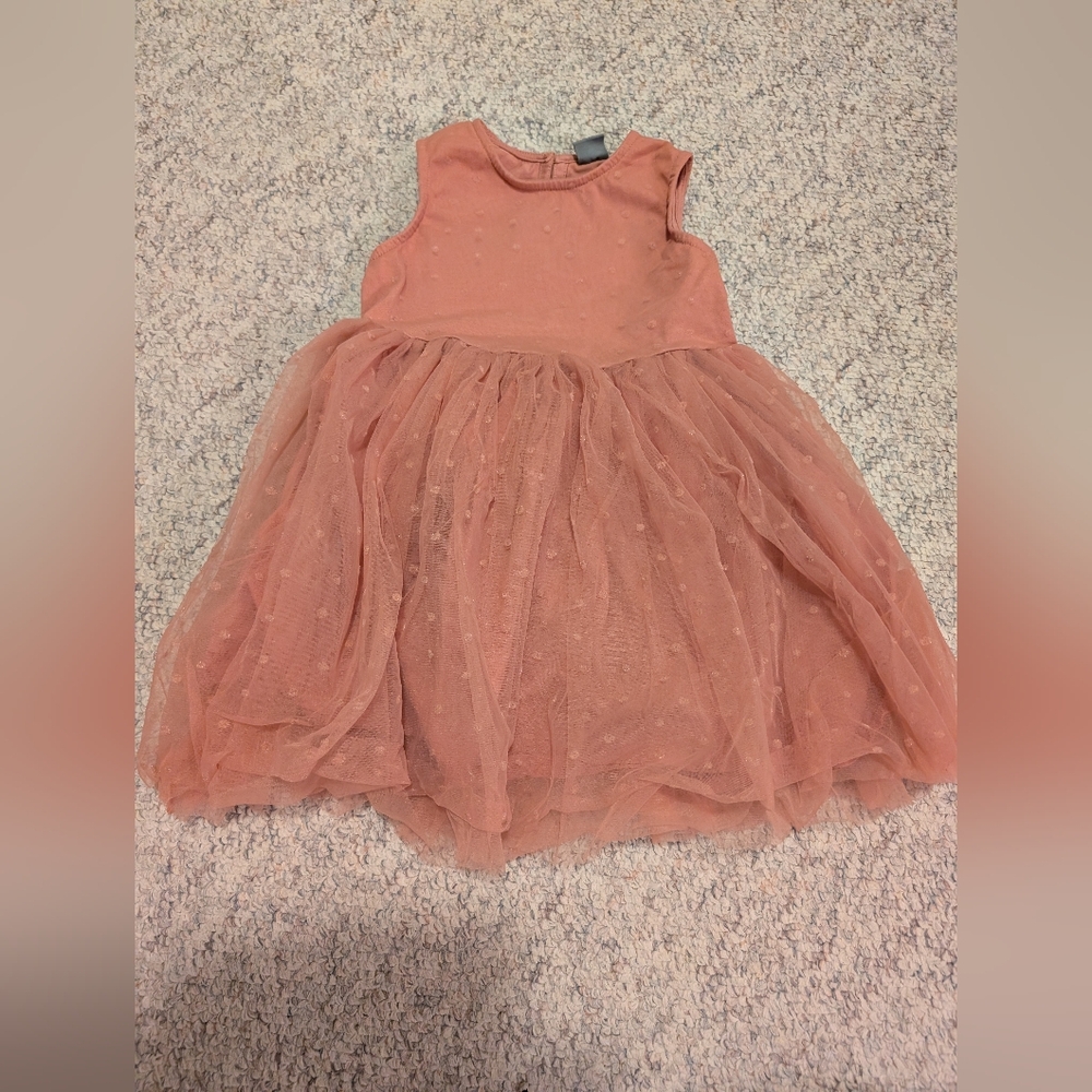 4 for $12 Bundle - Next UK Dusty Rose Kids Dress 2-3T